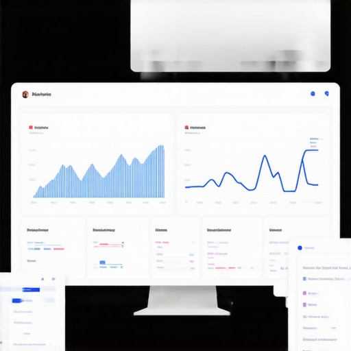 Screenshot of local SEO data analysis dashboard with charts and graphs