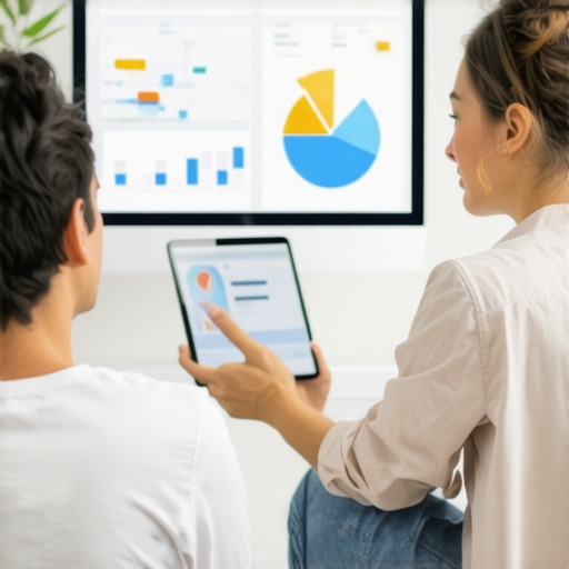 Team analyzing data for local SEO optimization using AI tools.