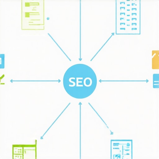 AI and Schema Integration in Local SEO 2024 Diagram showing AI, schema markup, and local search data flow enhancing SEO strategies