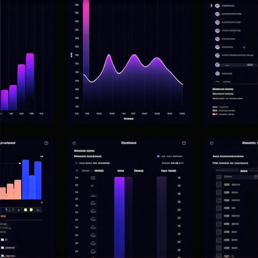 Next-Generation Local SEO Dashboard Futuristic SEO analytics dashboard with AI and semantic data visualization