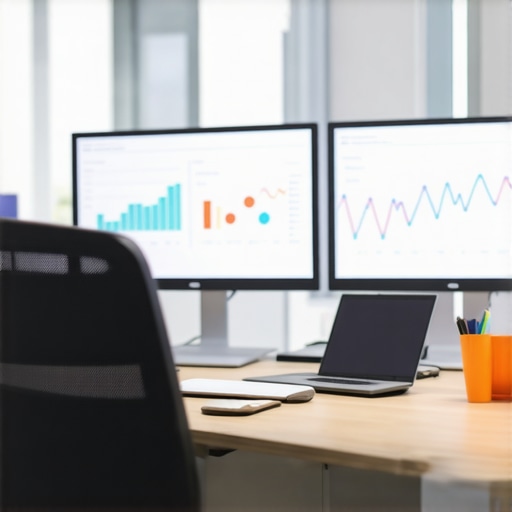 Data Analytics for Local SEO 2025 Business analyst reviewing local search trend data on multiple screens