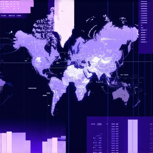 Futuristic dashboard displaying local engagement analytics and AI insights