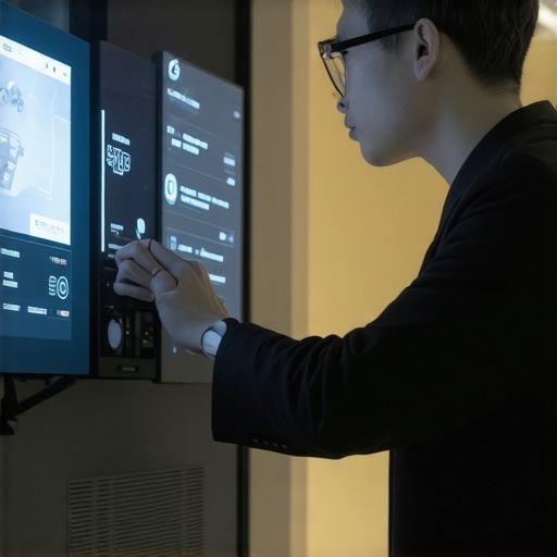 Future of Local SEO with AR and AI Business owner using augmented reality technology to enhance customer engagement in local search