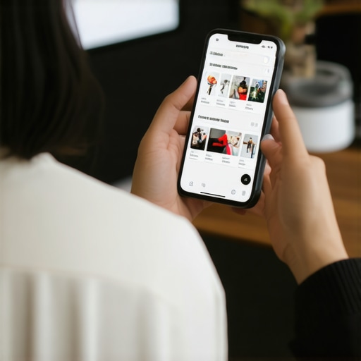 Voice Search Interaction for Local SEO Smartphone with voice search displaying local business results