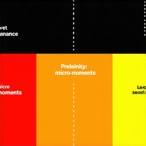 Infographic illustrating comprehensive local SEO tactics like proximity, relevance, micro-moments, and voice search
