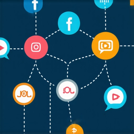 Diagram illustrating various channels for local community engagement in SEO