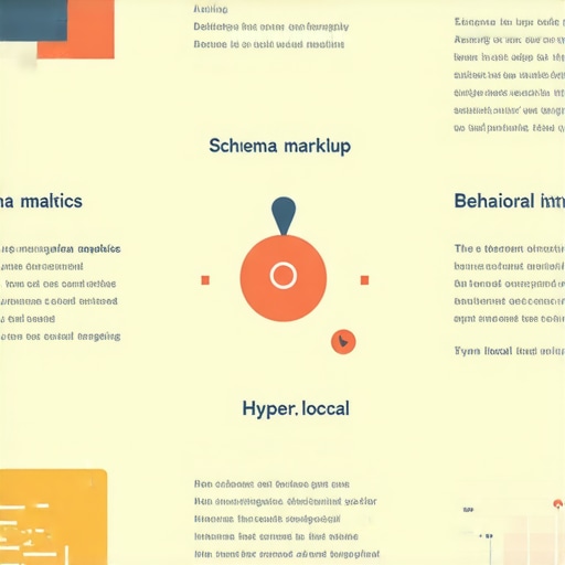Visual Guide to Advanced Local SEO Techniques Infographic showing core components of sophisticated local SEO strategies like schema markup, behavioral signals, and hyper-local tactics.