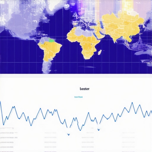AI Data Analysis for Local SEO Artificial intelligence analyzing local search patterns with data graphs and heatmaps