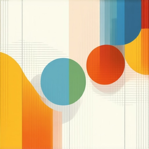 Abstract digital illustration representing machine learning analyzing local SEO data.