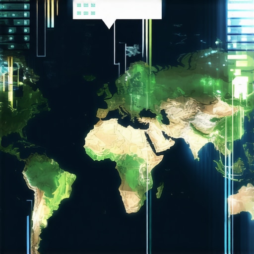 A digital map showing local business locations with ranking indicators