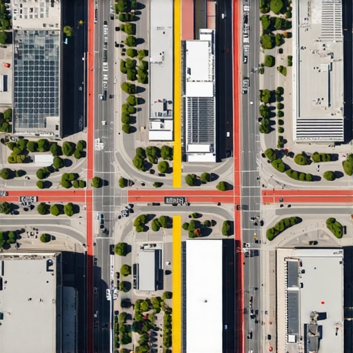 Digital map highlighting hyper-local data and AR features for improved local search rankings.