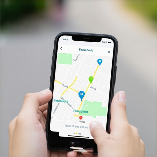 Geo-Targeted Marketing in Action Person receiving a personalized local offer notification on their smartphone within a neighborhood