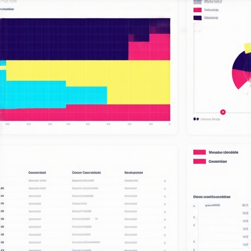 Screenshot of a local SEO analytics dashboard showing heatmaps and competitor analysis
