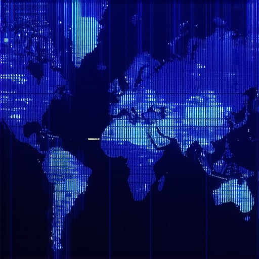 Visualization of complex data analysis illustrating interactions among various local SEO ranking signals.