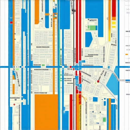 Mapping dashboard displaying live local search data and analytics.