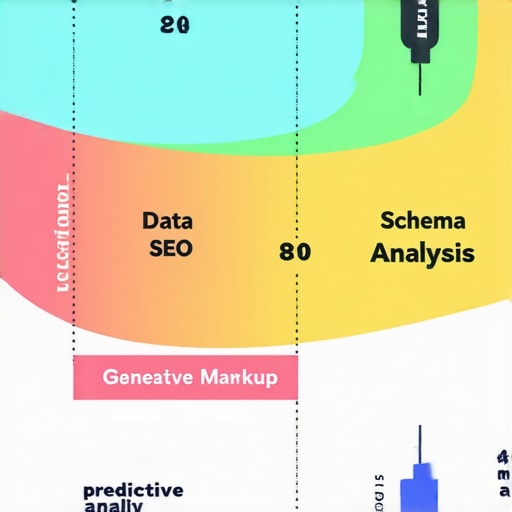 Infographic showing AI integration in local SEO tactics with layered components
