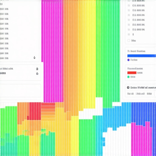 Screenshot of geospatial analytics dashboard displaying local customer movement and ranking correlations