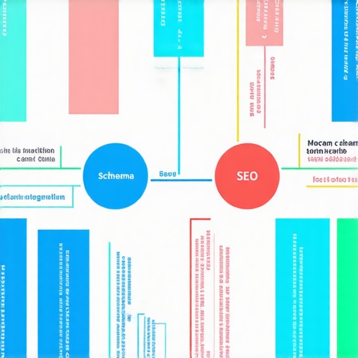 Diagram illustrating local citation sources and schema markup for local SEO enhancement