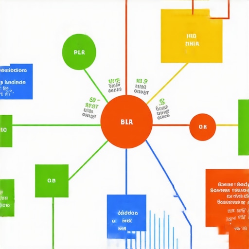 A visual representation of probabilistic factors affecting local search rankings in Google Maps.